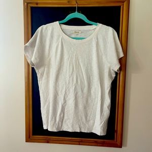 Cream/Off White madewell knit t shirt